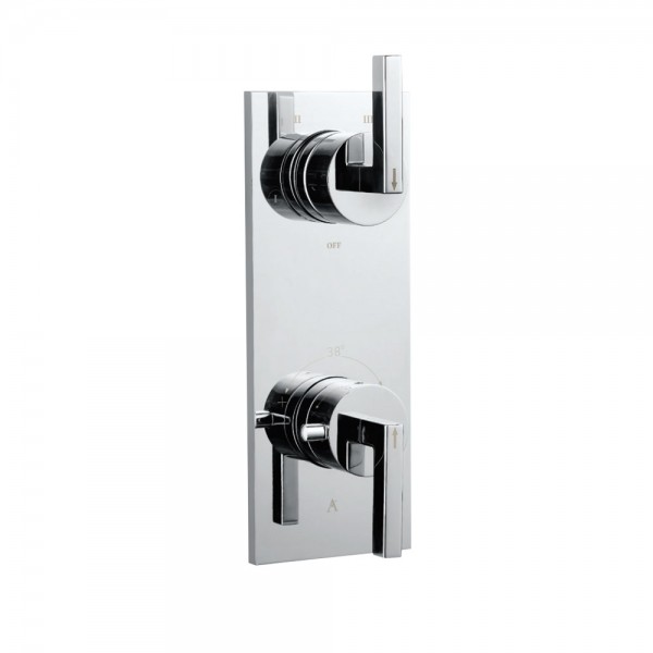 In-wall thermostatic shower valve