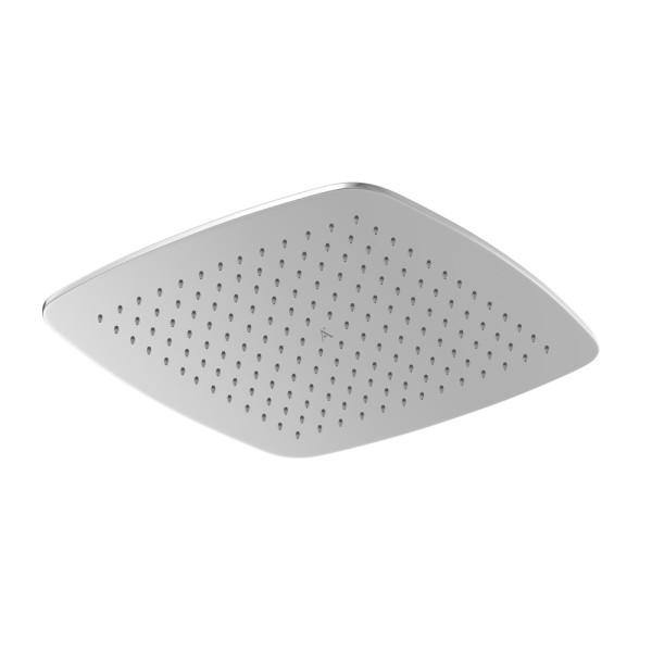 Round Edge Square Head Over Head Shower