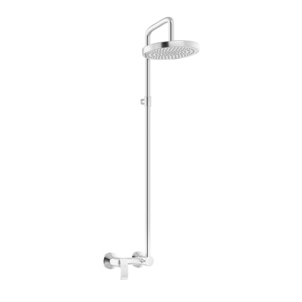 Single Lever Exposed Shower Mixer with Shower Pipe